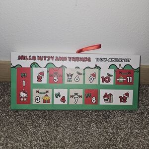 Hello Kitty 12 Day Jewelry Set - Red, Green, White